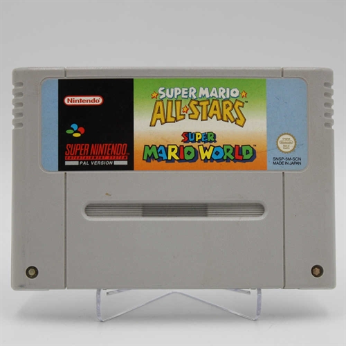 Super Mario All Stars Super Mario World - SNES - Cartridge - (SCN) (C Grade) (Genbrug)